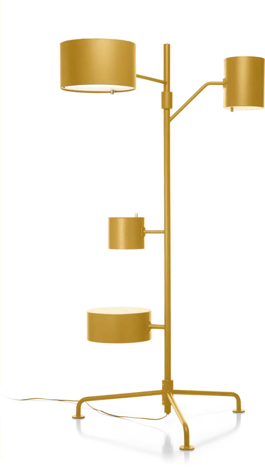 Statistiocrat Floor Lamp golden yellow